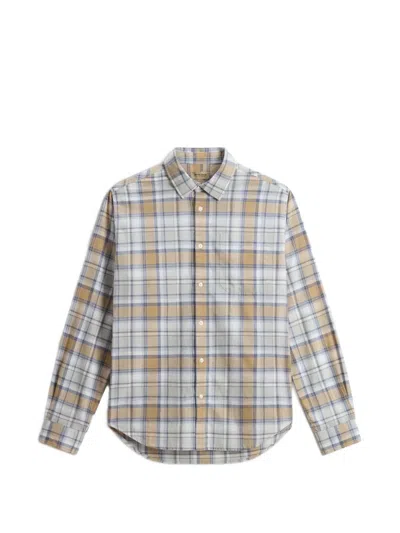 Woolrich Checked Warren Shirt In Neutral