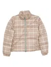 Woolrich Checked Zip-up Jacket In Neutral