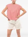 Woolrich Checked-pattern Cotton Blouse In Multi