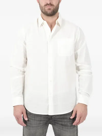 Woolrich Chest-pocket Shirt In White