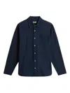 Woolrich Chest-pocket Jersey Shirt In Blue