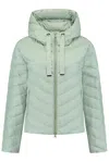 WOOLRICH WOOLRICH CHEVRON QUILTED HOODED JACKET