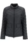 Woolrich Chevron Quilting Lightweight Down Jacket In Black (black)