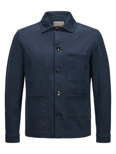 Woolrich Chore Jacket In Blue