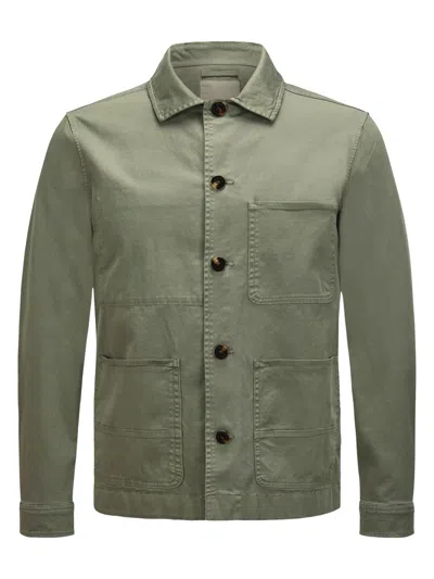 Woolrich Chore Jacket In Green