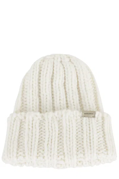 Woolrich Chunky Beanie In Neutral