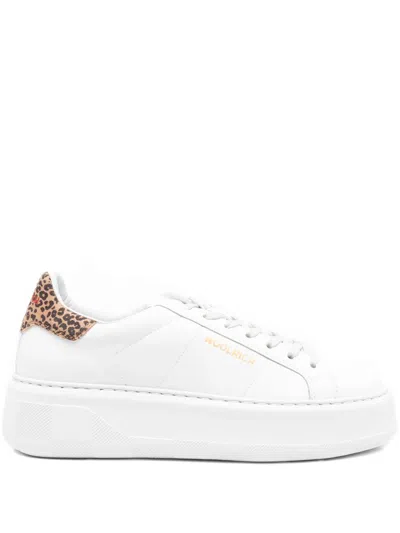 WOOLRICH CHUNKY COURT LEATHER SNEAKERS