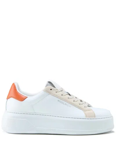 Woolrich Chunky Court. Shoes In White