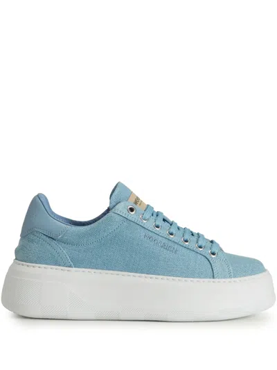 Woolrich Chunky Court Sneakers In Blue
