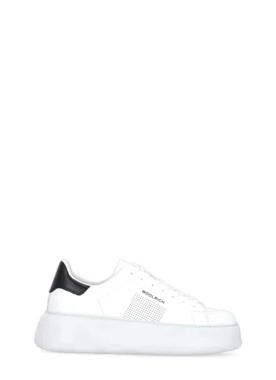 Woolrich Chunky Court Sneakers In White