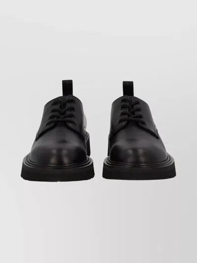 WOOLRICH CHUNKY SOLE LACE-UP SHOES WITH PULL TAB