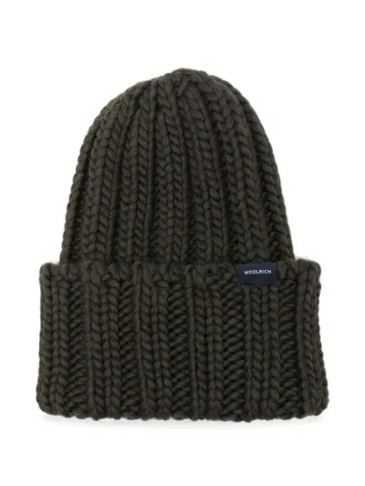 Woolrich Chunky-knit Beanie Hat In Green