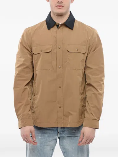 Woolrich City Coach Jacket In Brown