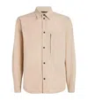 Woolrich City Overshirt Jacket Sand In Beige