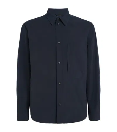 Woolrich City Overshirt In Blue
