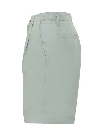 Woolrich Classic Bermuda Shorts With Button Closure In Alpine Tundra