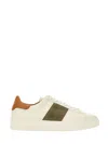 Woolrich Modern Low-top Sneakers With Contrasting Heel Tab In White