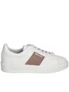Woolrich Contrast Panel Flat Sole Sneaker In White
