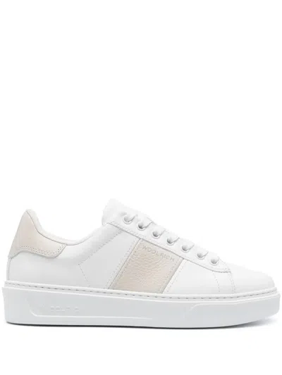 Woolrich Classic Court Leather Sneakers In White
