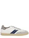 Woolrich Low-top Sneakers With Round Toe And Stripes In White