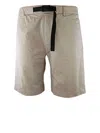 Woolrich Men's Easy Cotton Bermuda Shorts In Neutrals
