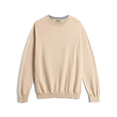 Woolrich Classic Logo Cotton Crew Neck T-shirt In White Pepper