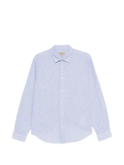 Woolrich Classic Man's Shirt - Spring Collection In Light Blue