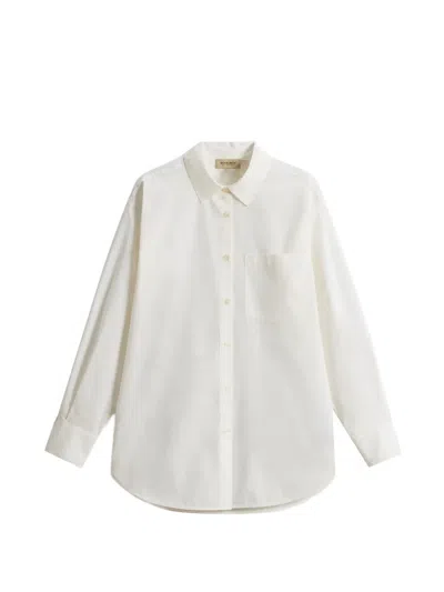 Woolrich Classic Pocket Cotton Shirt In Neutral