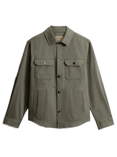 Woolrich Classic Relaxed Fit Shirt For Men In Green