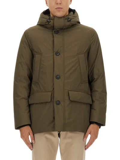 Woolrich "cloud Arctic" Parka In Green