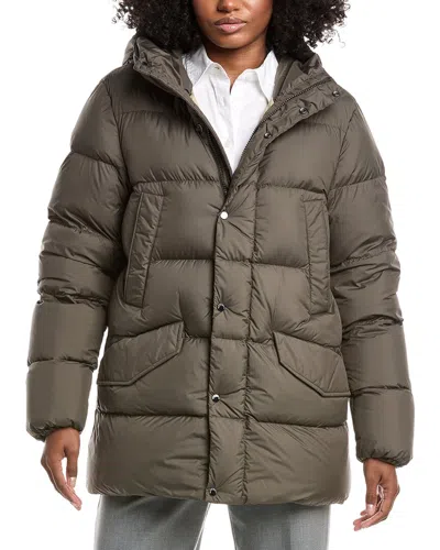 Woolrich Cloud Davis Down Parka In Green