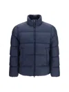 Woolrich Cloud Eagle Padded Jacket In Navy