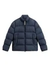 Woolrich Puffy Silhouette Coat With High Collar And Side Pockets