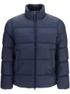 Woolrich Cloud Eagle Quilted Down Jacket In Blue