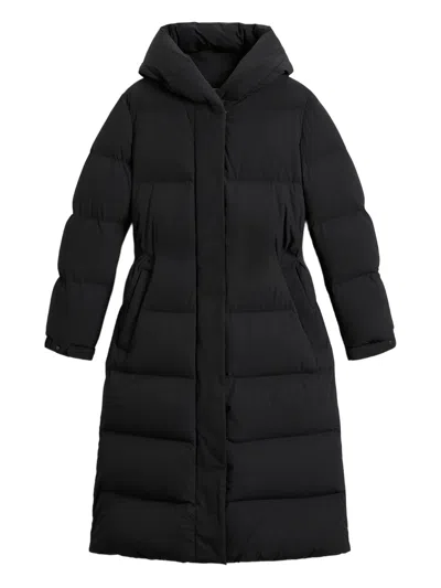 WOOLRICH WOOLRICH CLOUD LONG DOWN JACKET IN STRETCH NYLON WITH A MATTE FINISH