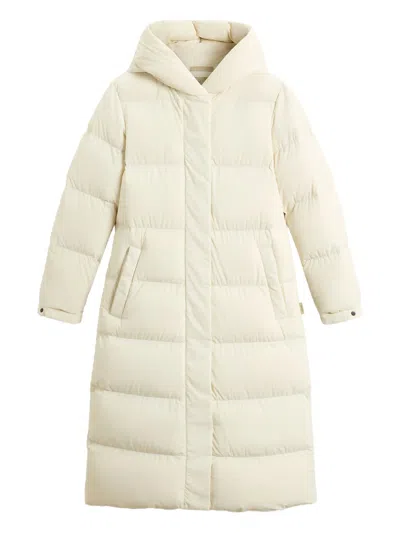 WOOLRICH WOOLRICH CLOUD LONG DOWN JACKET IN STRETCH NYLON WITH A MATTE FINISH