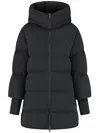 Woolrich Cloud Madison Coat In Black