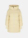 Woolrich 'cloud Madison' Cream Polyamide Blend Down Jacket In Neutral