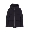 Woolrich Cloud Madison Down Jacket In Black