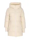 Woolrich Cloud Madison Down Jacket In Neutral