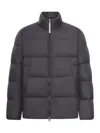 Woolrich Cloud Microfiber Down Jacket In Black
