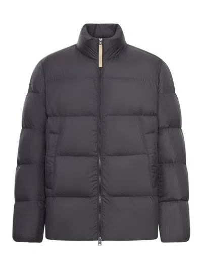 Woolrich Cloud Microfiber Down Jacket In Black