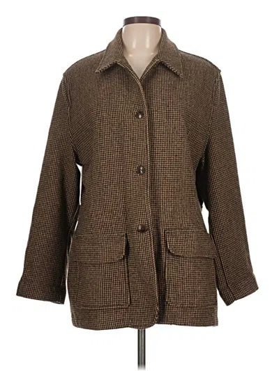 Pre-owned Woolrich Coat In Brown