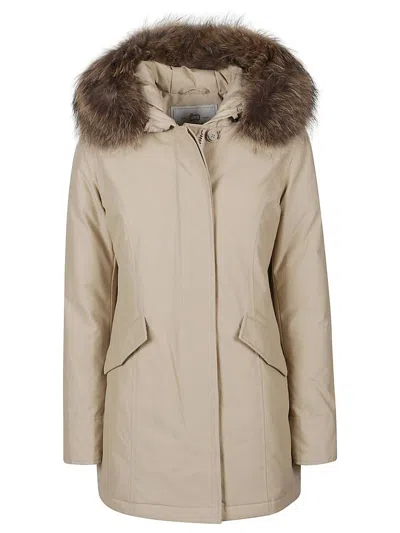 Woolrich Coat In Brown