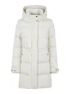 Woolrich Alsea Puffer Parka In Cream