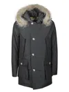 Woolrich Arctic Detachable Fur Parka In Grey