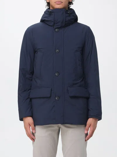 Woolrich Coat Men Color Blue