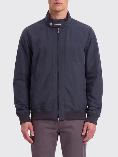 Woolrich Coat Men  In Blue
