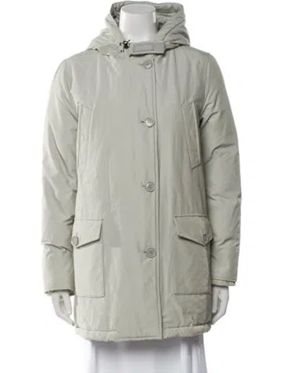 Pre-owned Woolrich Coat In Neutral