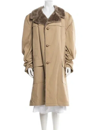 Pre-owned Woolrich Coat In Neutrals